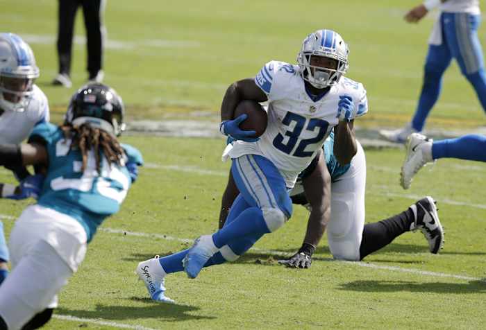 Detroit Lions rorunning back D'Andre Swift